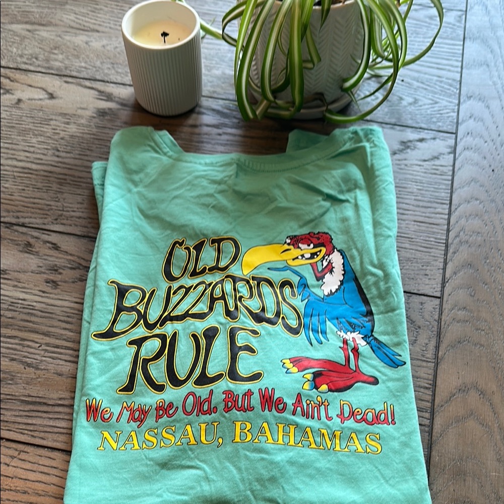 🌞Old Buzzards Rule Green T-Shirt, 2XL